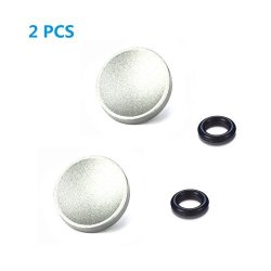 2 Pack Lxh Silver Metal Concave Surface Camera Soft Release Button Finger Touch For Fujifilm XT20 X100F X-T2 X100T X-PRO2 X-T10 X-PRO1 X-E2S X100