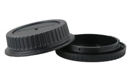 Floxi Camera Body Cap And Lens Rear Cap For Nikon Dslr