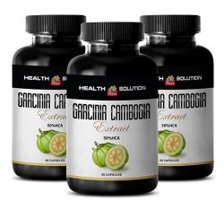 Garcinia Cambogia Pure Extract - Garcinia Cambogia - Regulate Mood And Facilitate Better Sleep 3 Bottles