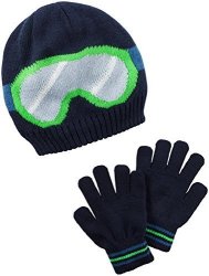 Carter's Baby Boys' Winter Hat-glove Sets D08G045 Navy 4-8