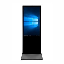 Touch LED - 43 Inch Touch Standing Kiosk Black