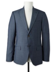 Superfine Wool Micro Textured Modern Fit Jacket
