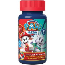 Paw Patrol Immune Support Chewable Apple & Blackcurrant 60S