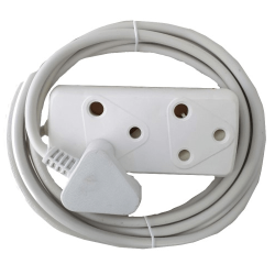 4AKID Alphacell 3-METRE Extension Cord 10AMP - White
