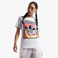 Adidas Originals Women&apos S White T-Shirt