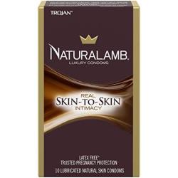 Trojan Naturalamb Latex Free Luxury Condoms 10CT