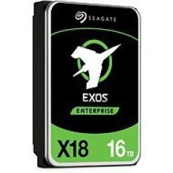 Seagate Exos X18 16TB Hdd 3.5" 6GB S Sata Sed Model Fast Format 4KN 512E Rpm 7200