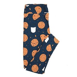 Deals on Lularoe Tall Curvy Tc Chocolate Chip Cookies And Milk Buttery Soft  Womens Leggings Fits Adults Sizes 12-18 TC-7309-17 Multicolor, Compare  Prices & Shop Online