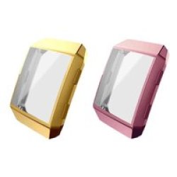 Generic Fitbit Ionic Tpu Silicone Protective Case Gold And Rose Gold