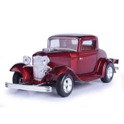 1932 Ford Coupe Scale 1:24 Diecast Vehicle Metallic Red