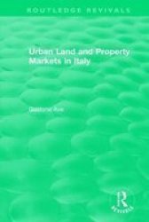 : Urban Land And Property Markets In Italy 1996 Paperback
