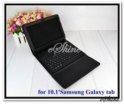 Wireless Bluetooth Keyboard Case Stand For 10.1" Samsung P7500 Galaxy Tab