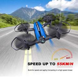 MINI Drone Racing Drone Quadcopter 720P Wide Angle HD Camera Live Video Headless Mode One Key Return 3D Flips 2.4GHZ 6 Axis Gyro Remote
