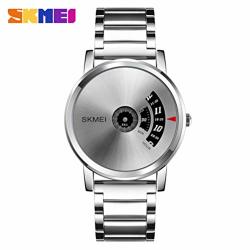 Skmei Personality Business Men's Watch Creative Fashion Watch Wild Men's Quartz Watch Silver B