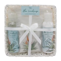Natures Edition Little Luxuries Aloe Landscape Containing Bath Salts Shower Gel And Body Lotion