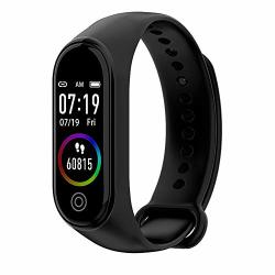 M4 Plus Smart Band 4 Bluetooth Smart Watch Sport Bracelet 0.96 Touch Color Screen Health Heart Rate Monitor Wristbands Bracelet Activity Tracker Sleep Monitor