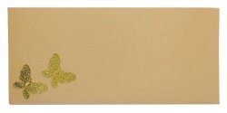 Gold Plated Premium Shagun Gift Envelope Handmade Twin Pack Money Holder Card EVO241A