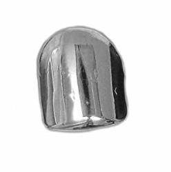Single Grillz Iced Out Hiphop Bling Chrome Silver Tooth Clip