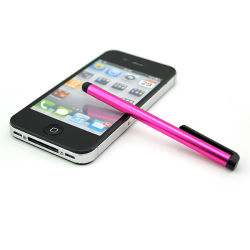 Hot Pink Pocket Size Stylus For Apple Samsung Nokia And All Other Touch Screen Devices