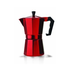 Primula PERE3306 Red Stovetop Espresso Maker Durable Flip Peerless Industries PERE3306