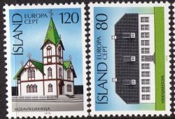 Iceland 1978 Europa Sg 561-2 Complete Unmounted Mint Set