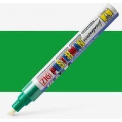 Zig Posterman Chalkboard Pen Broad - Green 6MM Tip