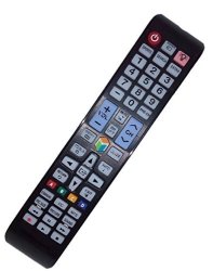 Replaced Remote Control Compatible For Samsung UN40D550D UN48JU6500 UN55J6300 UN60JU6500FX UN75JU6500F UN40JU6500F Smart LED Lcd HD Tv