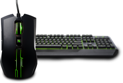 Cooler Master Cm Storm Devastator II Gaming Keyboard And Mouse Bundle Green