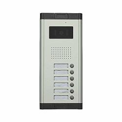 Intercom Doorbell Apartment Wired Video Intercom Door Phone Audio Visual Entry System 6 Units