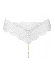 Classic Pearl Thong White - Small
