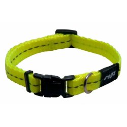 Rogz Classic Reflective Dog Collars - XS Yellow