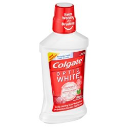 Colgate Optic White Fresh Mint Mouthwash Whitening 500ML