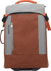 Summit Melange Flapover Laptop Backpack For 15 6" Brown grey