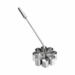Ibili Accesorios Stainless Steel Angled Rosette Mould