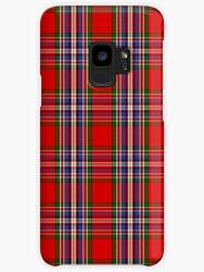 Deal Market Llc - Red Tartan Plaid Stripes -hard Rubber Phone Case For Samsung Galaxy Note 8 Custom Made And Shipped From Usa