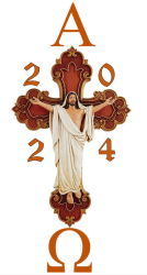 Risen Christ Paschal Easter Candle - 100 X 300MM New Design