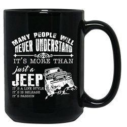 Jeep Lover Happiness Is Driving A Jeep Ceramic Coffee Mug