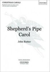 Shepherd& 39 S Pipe Carol Abridged Sheet Music Vocal Score - Abridged Unison Only Version