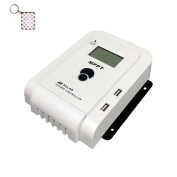 XF0839 Mppt White Solar Charge Controller With Lcd Display And A Keyholder