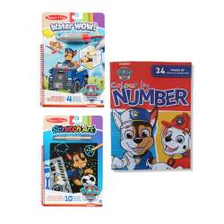 Paw Patrol Set With Colour By Number Book - Set Of 3