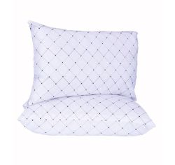 2 Piece Super Soft Non-shrink Silk Mat Standard Pillows Set - 65CM X 45CM