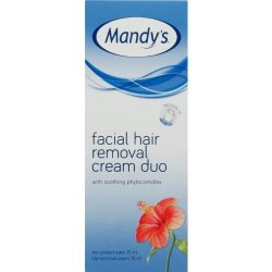 Mandy's Facial Hair Removal Cream Duo 20ML