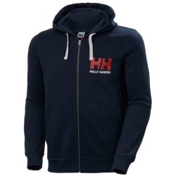 Men's Hh Logo Full Zip Hoodie - 597 Navy L