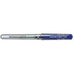 UMN-153 Signo Broad Anti-fraud Rollerball With Cap And Grip 1.0MM Blue Box Of 12