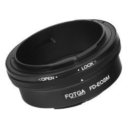 Fotga Adapter For Canon Fd Mount Lens To Canon Eos M Ef-m Mirrorless Camera Body