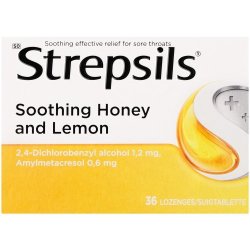 Strepsils Honey & Lemon Lozenges 36S