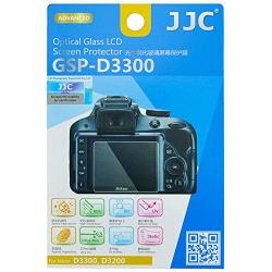 Jjc Dedicated Tempered Glass Screen Protector For Nikon D3500 D3400 D3300 D3200 Camera 0.3MM Ultra-thin 9H Hardness 2.5D Round Edges