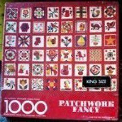 Vintage Springbok King Size Jigsaw Puzzle - Patchwork Fancy