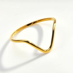 Petite Wishbone 18CT Gold Ring - 54 18CT Gold