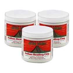 Aztec Secret Indian Healing Clay Deep Pore Cleansing 1 Pound 3 Pack